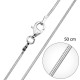 Stříbrný řetízek kulatý délka 50 cm 30012 Stříbrný řetízek kulatý délka 50 cm 30012