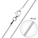 Stříbrný řetízek kulatý délka 45 cm 30008 Stříbrný řetízek kulatý délka 45 cm 30008