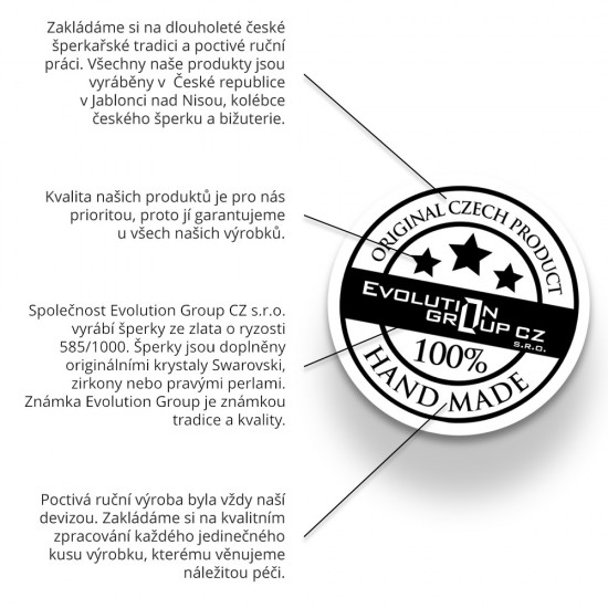 Zlatý 14 karátový přívěsek s bílou říční perlou 924001.1 Zlatý 14 karátový přívěsek s bílou říční perlou 924001.1