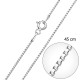 Stříbrný řetízek kulatý délka 45 cm 30014 Stříbrný řetízek kulatý délka 45 cm 30014